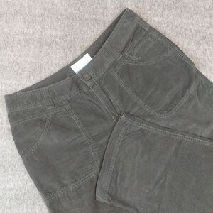 Columbia Womens Size 10 Corduroy Pants Regular Gray Lightweight Straight Leg
